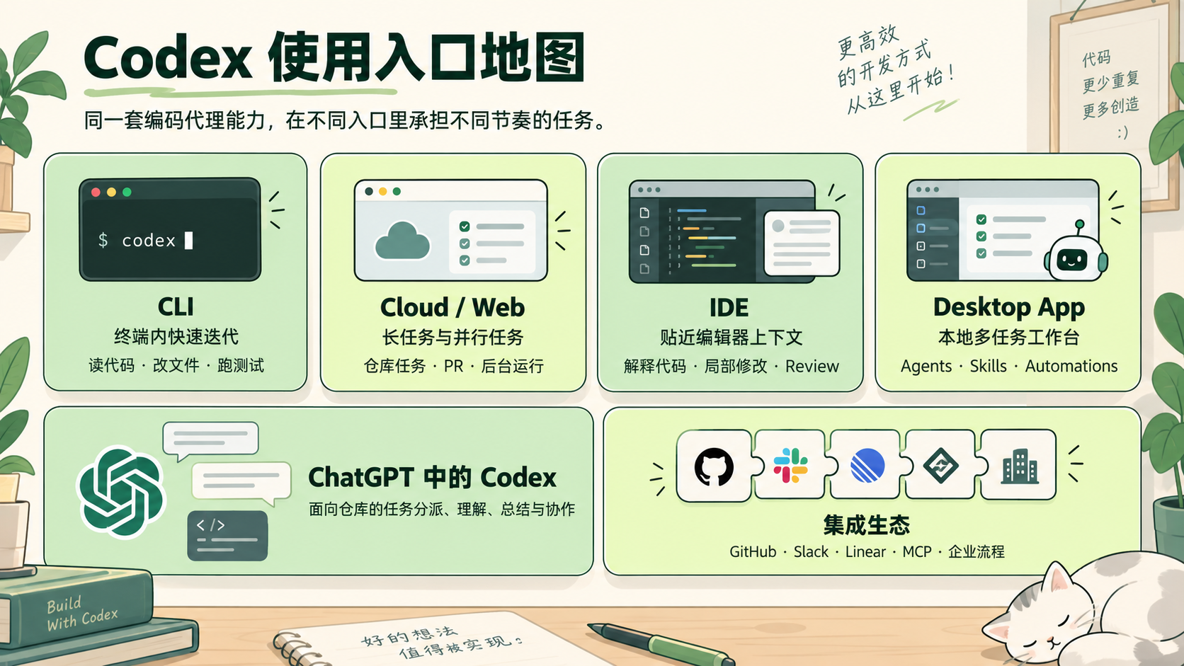 Codex 使用入口地图